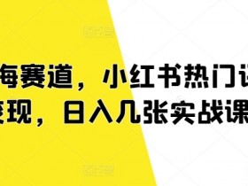小红书虚拟资源掘金项目，蓝海赛道高收益玩法拆解