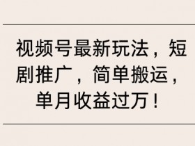 视频号素人直播卖货新玩法，不用真人出镜也能赚钱的方法