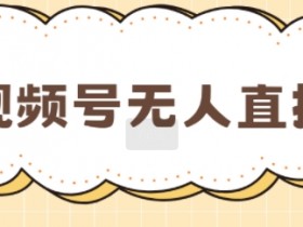 视频号素人直播卖货新玩法，不用真人出镜也能赚钱的方法