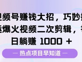 视频号分成计划内容创作趋势，2025年的热门赛道预测