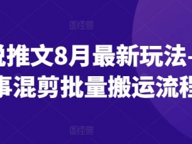 小说推文AI生成视频教程，从文案到视频制作的全套技巧