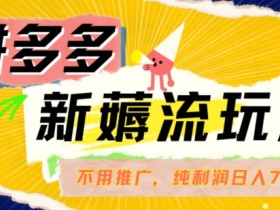 拼多多无人直播零成本操作，从开播到收益的全流程分享
