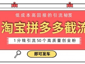 拼多多无人直播零成本操作，从开播到收益的全流程分享