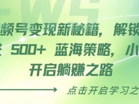 视频号分成计划收益是否可复制，从案例看新手入门的操作性
