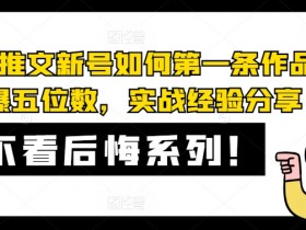 小说推文营销号名字怎么取，教你打造吸引用户的优质IP