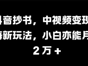 抖音营销号怎么做，从内容制作到变现的全流程教学